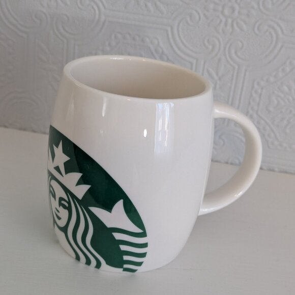 Starbucks 2010 Classic White and Green Coffee Mug with Mermaid logo - Picture 6 of 9